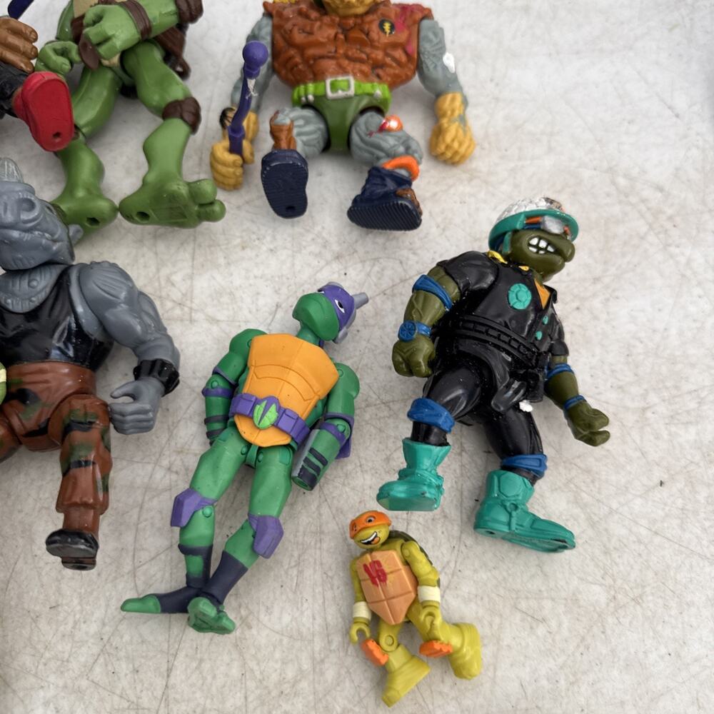 Big TMNT Teenage Mutant Ninja Turtles Action Figure Lot Some VTG - Picture 6 of 11